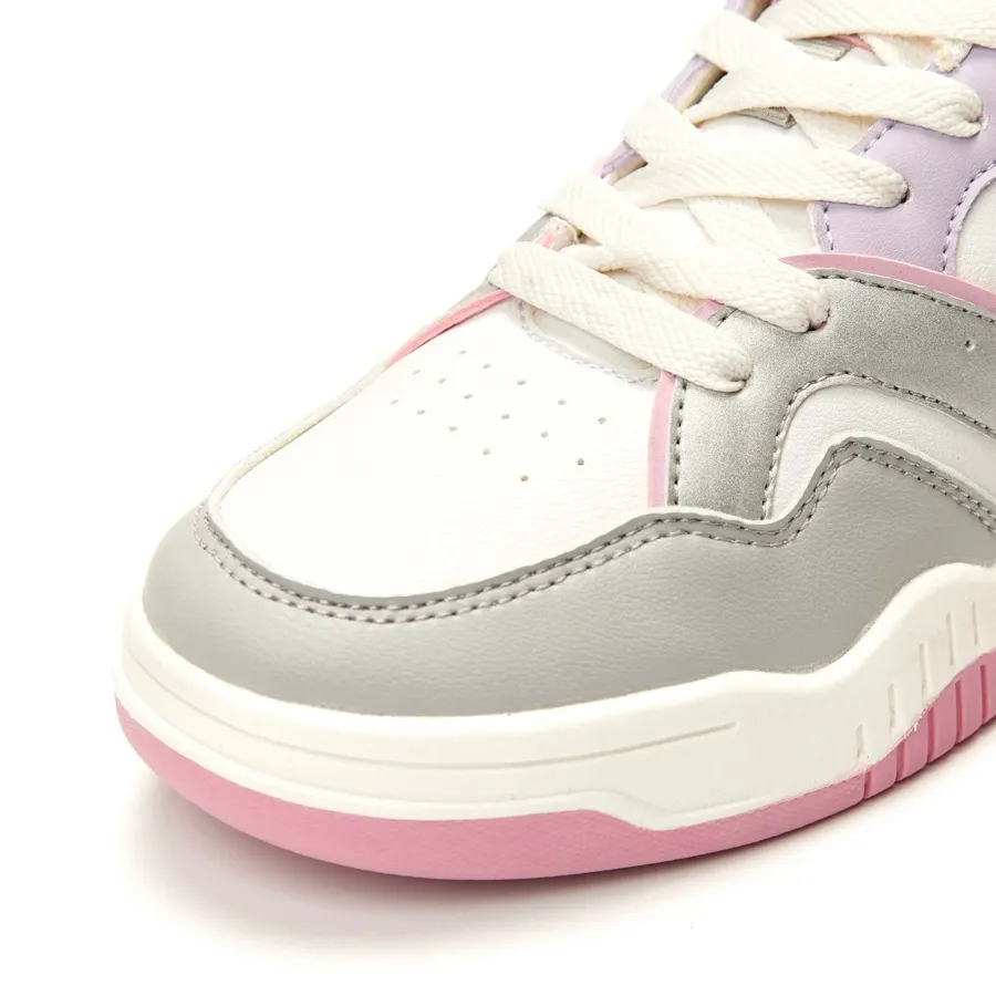 Imagen 4 de 6 de Zapatillas Atomik Casual Urbano Viena-LILA/GRIS/BLANCO