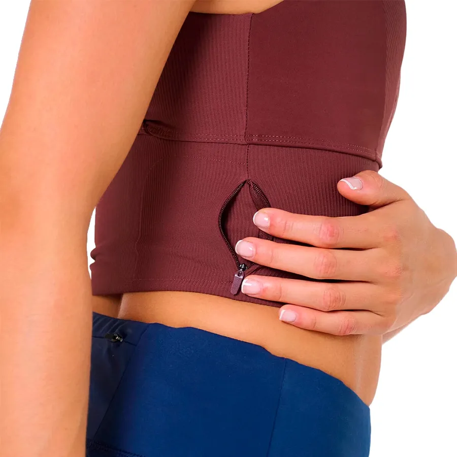 Imagen 3 de 4 de Top Saucony Elevate 2-in-1-CHOCOLATE