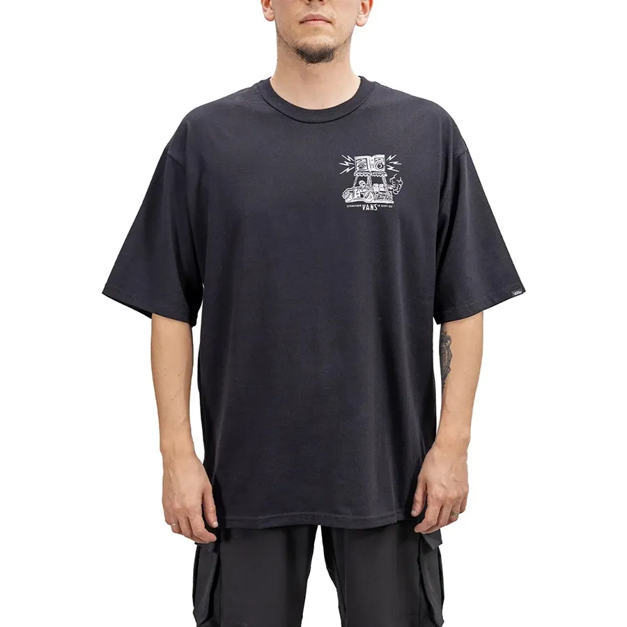 Imagen 0 de 3 de Remera Vans Boom Cart Ss-NEGRO/BLANCO
