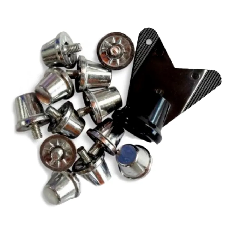 Imagen 1 de 2 de Tapones de Aluminio DRB X Blist 12u-GRIS