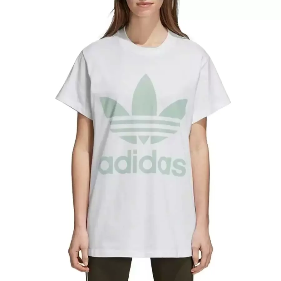 Imagen 0 de 1 de Remera adidas originals Big Trefoil-BLANCO/VERDE