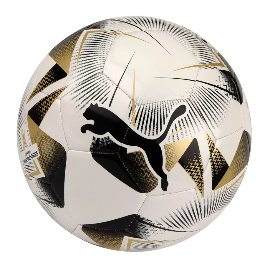 Imagen 0 de 2 de Pelota Puma Cumbre Conmebol Libertadores-BLANCO/NEGRO/DORADO
