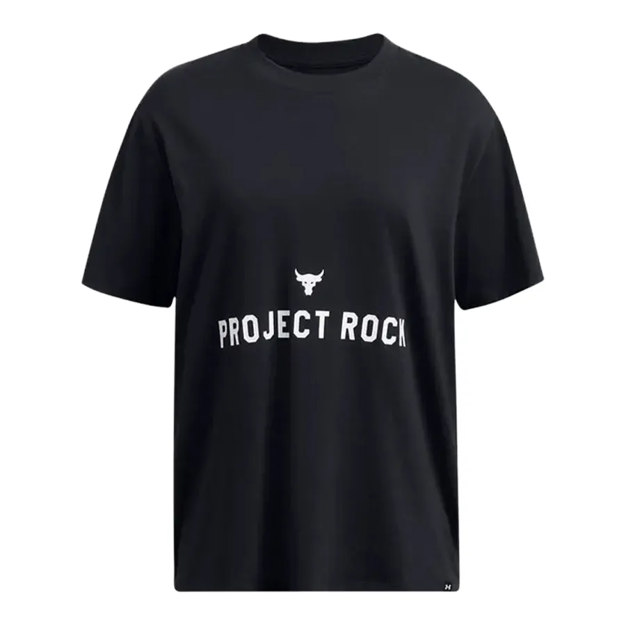 Imagen 2 de 4 de Remera Under Armour Project Rock Campus Q3-NEGRO