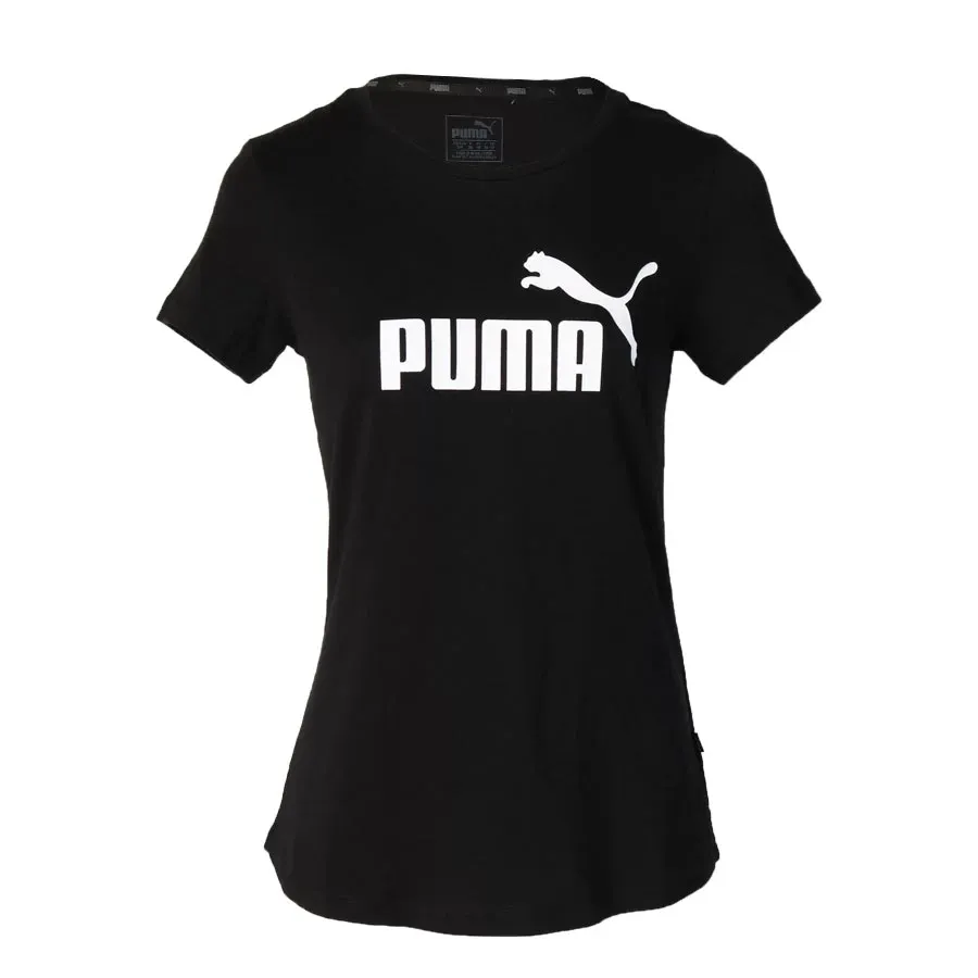 Imagen 0 de 4 de Remera Puma Ess Logo-NEGRO/BLANCO