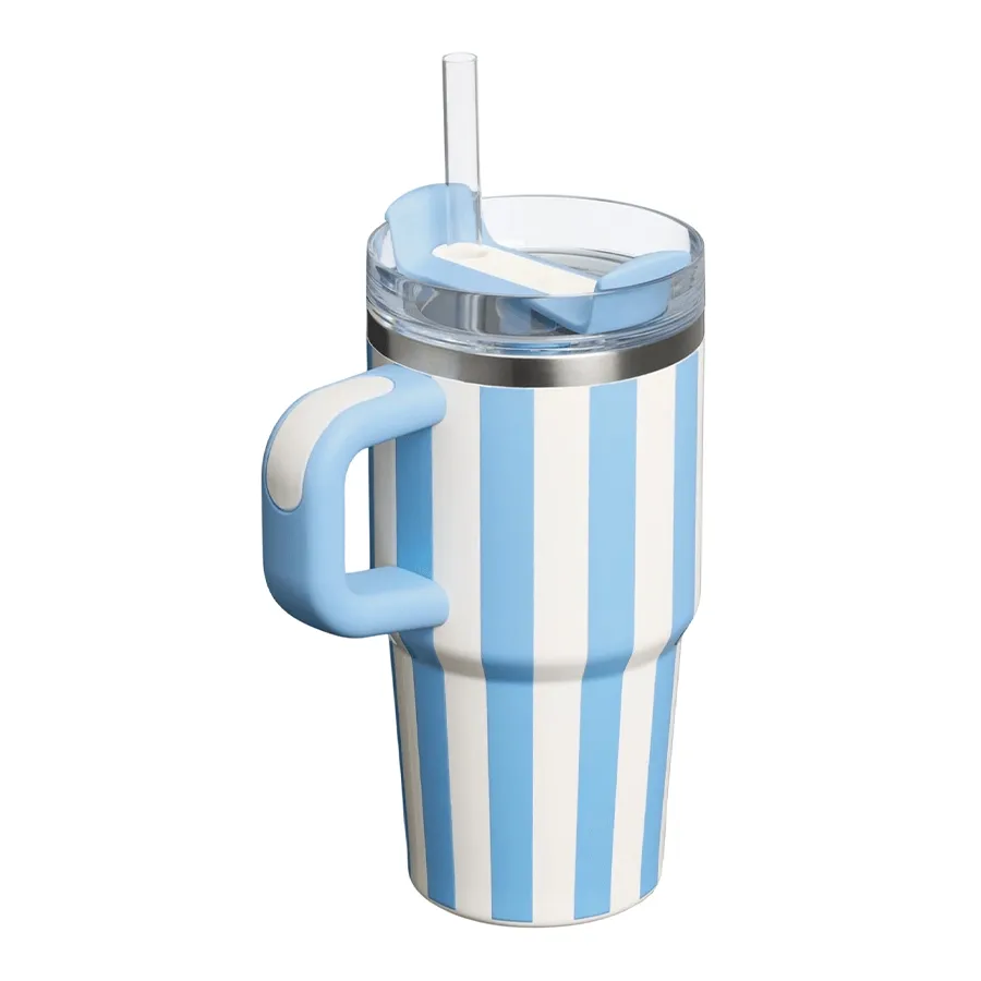 Imagen 1 de 4 de Vaso Stanley Quencher Colección Oasis 591 ml-CELESTE/BLANCO