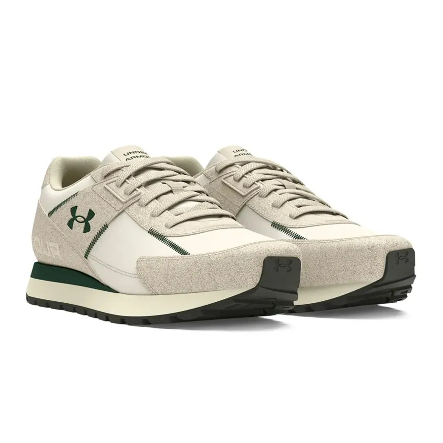 Zapatillas Under Armour Essential Runner NATURAL/VERDE UrbanVa