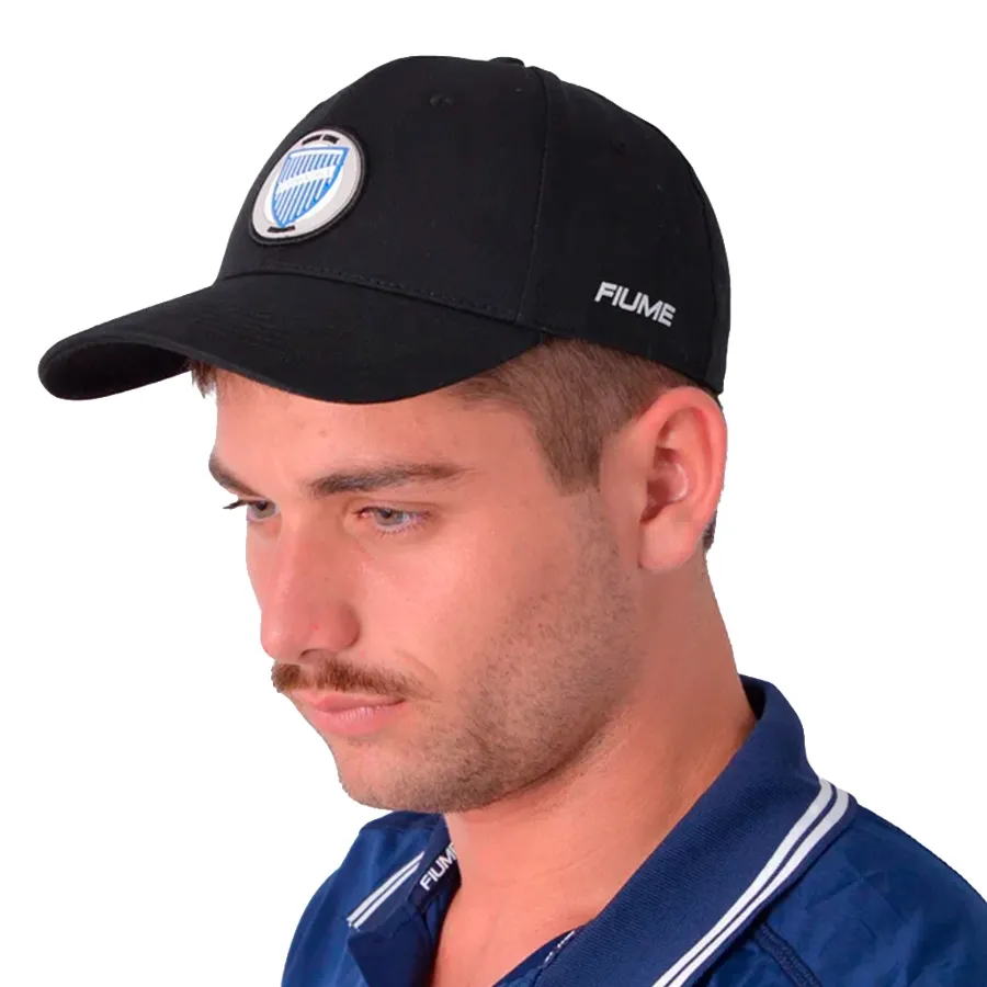 Imagen 1 de 4 de Gorra Fiume Sport Godoy Cruz Importada-NEGRO