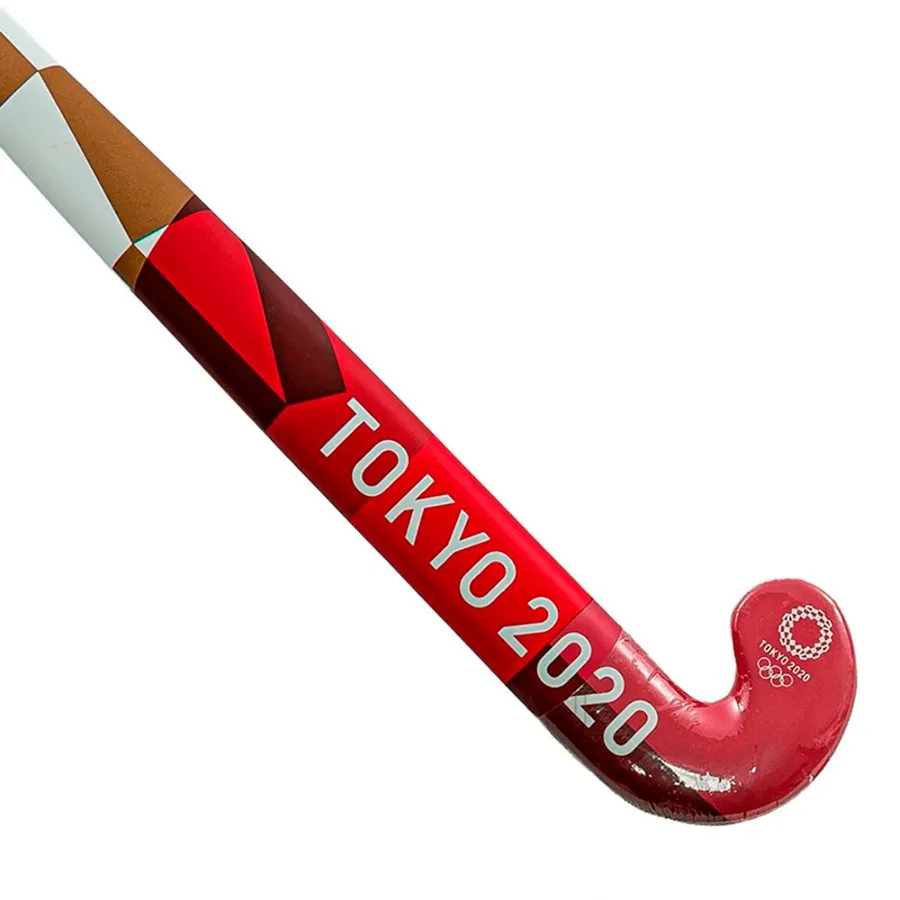 Imagen 2 de 3 de Palo De Hockey Grays Olympic 2020 36.5-ROJO/DORADO/BLANCO
