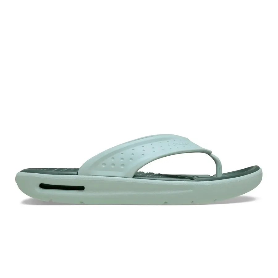 Imagen 1 de 5 de Ojotas Crocs Inmotion Flip-GRIS/VERDE