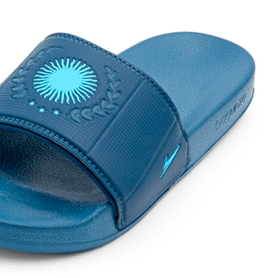 Imagen 3 de 4 de Ojotas Bagunza Argentina Retro Suplente-AZUL/CELESTE