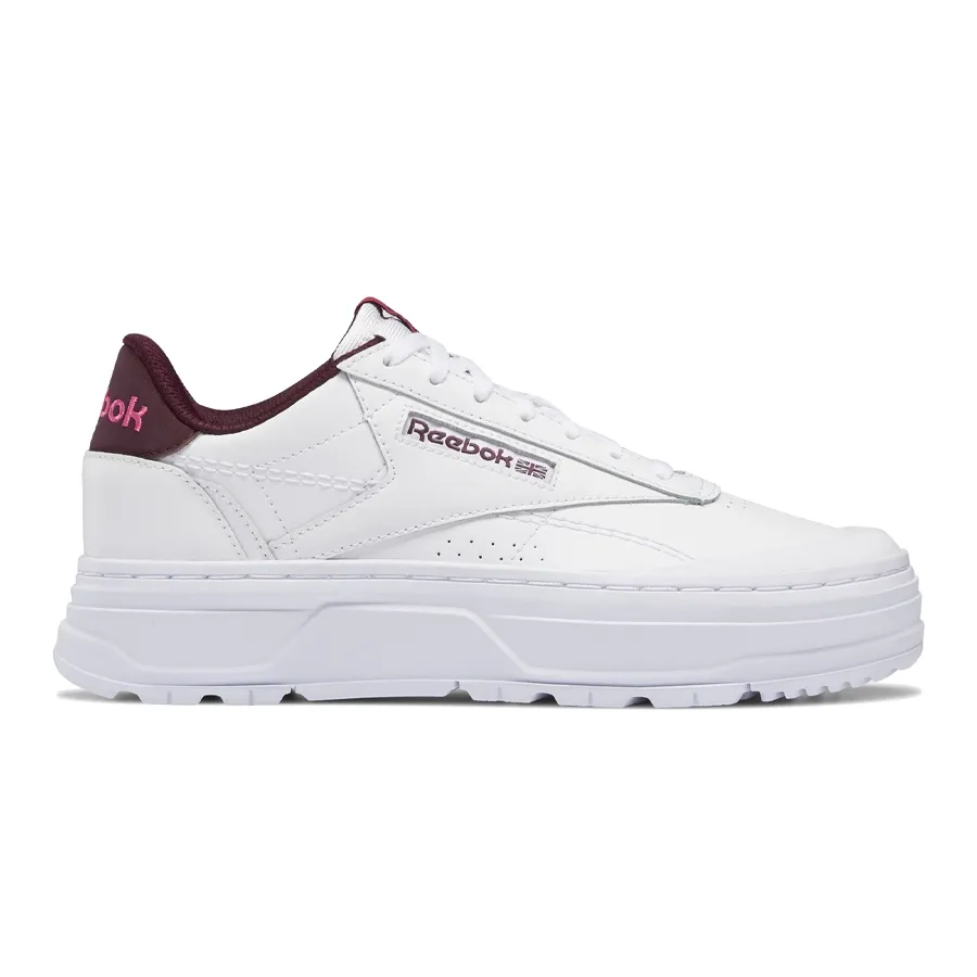 Imagen 4 de 6 de Zapatillas Reebok Club C Double Geo-BLANCO/BORDO