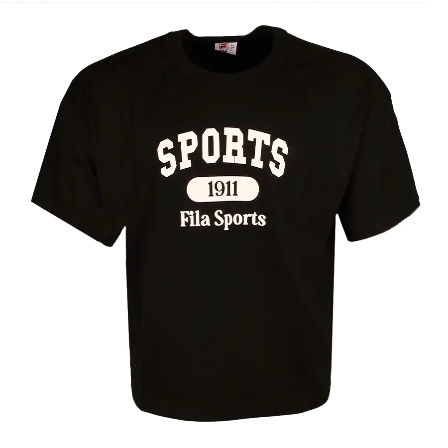 Imagen 0 de 3 de Remera Fila Essential 1911-NEGRO/BLANCO