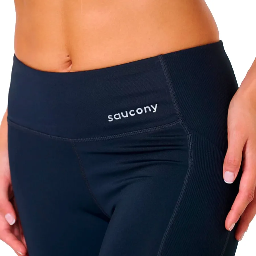 Imagen 2 de 4 de Calza Larga Saucony Calza larga Elevate 25" Tight-NEGRO