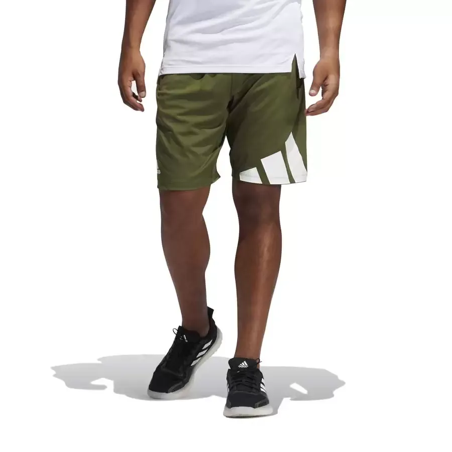 Imagen 0 de 4 de Shorts adidas 4 K 3 Bar Short-VERDE/BLANCO