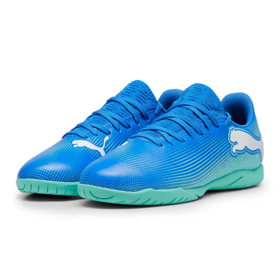 Imagen 1 de 6 de Botines Puma Future 7 Play It-AZUL/AQUA/BLANCO
