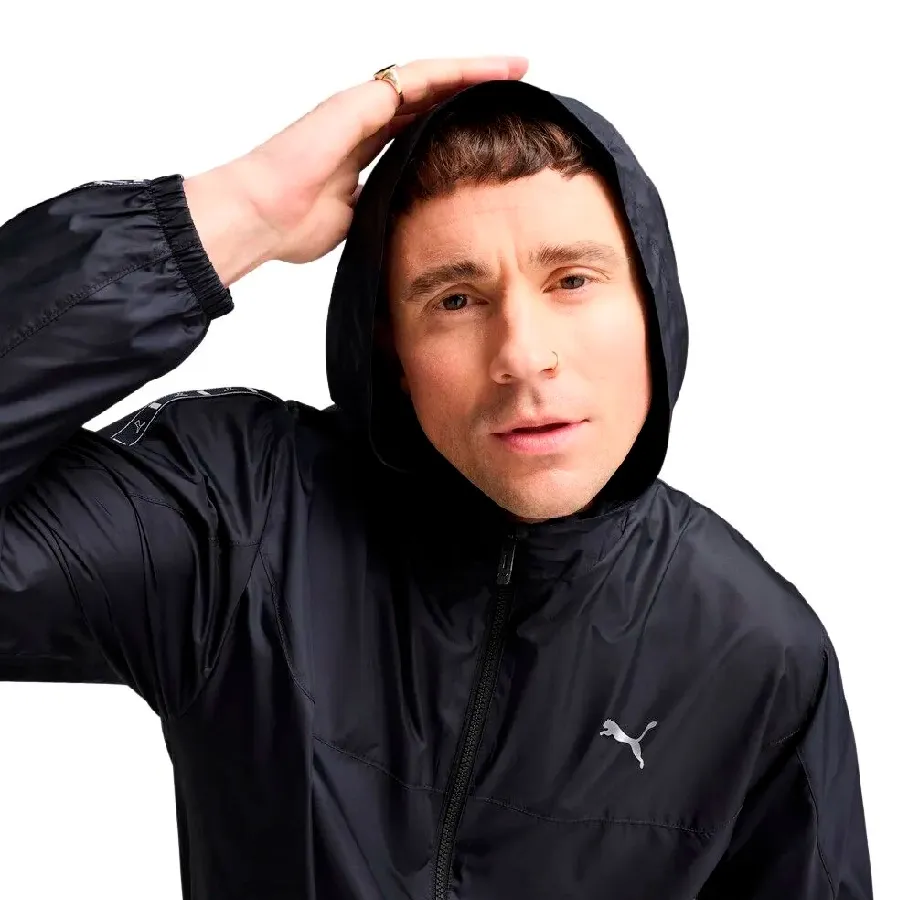 Imagen 4 de 5 de Campera Puma rompevientos Essentials Tape-MARINO