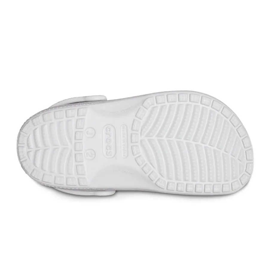 Imagen 3 de 4 de Ojotas Crocs Classic Glitter Clog-GRIS