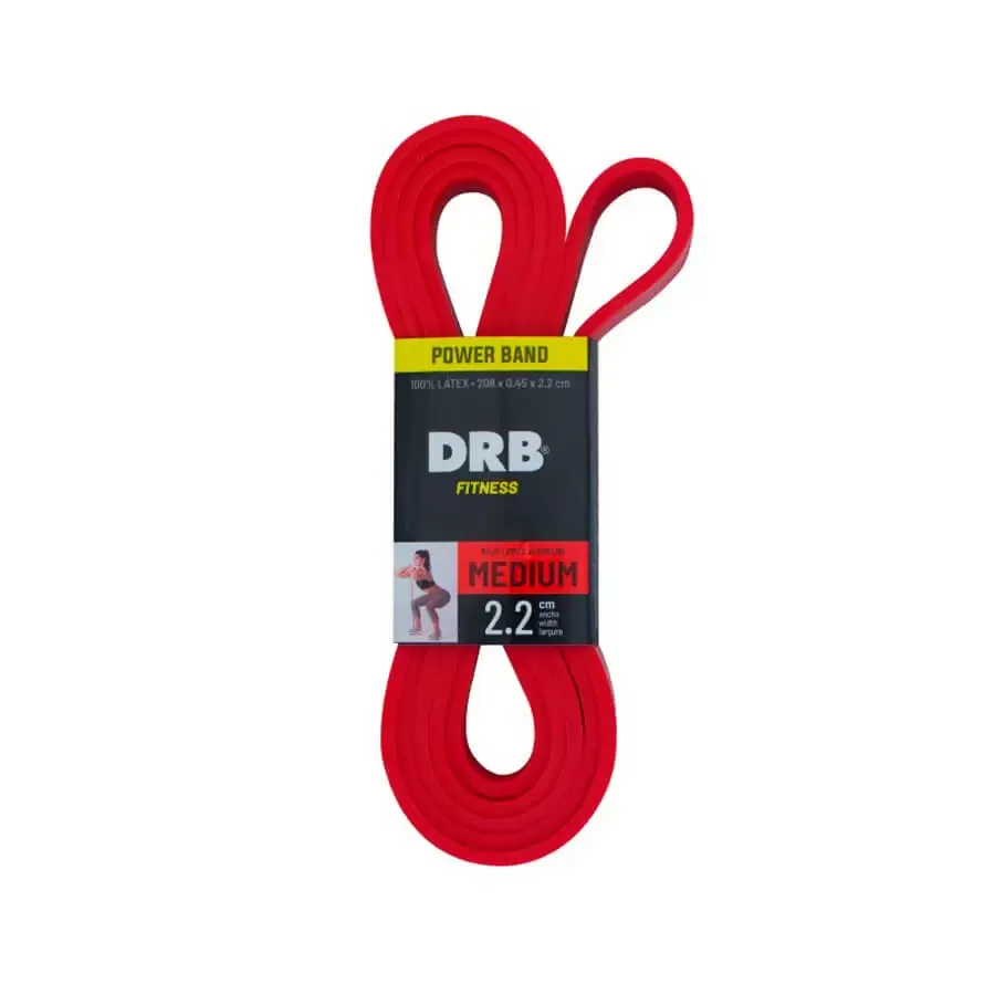 Imagen 0 de 3 de Power Band Mediem 2.2cm Drb DRB-ROJO