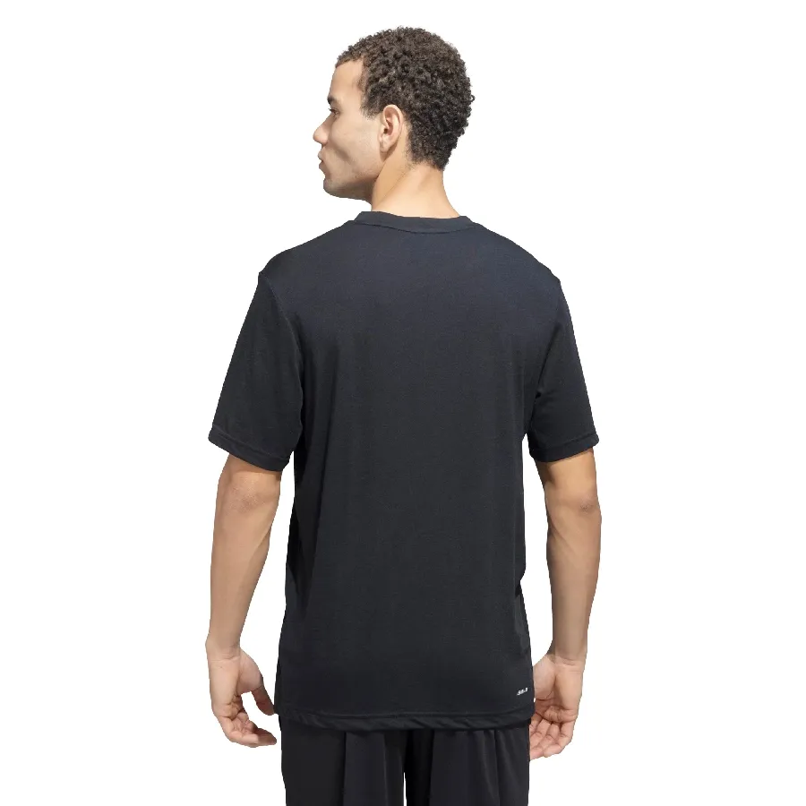 Imagen 2 de 5 de Remera adidas Train Essentials Feelready Logo-NEGRO