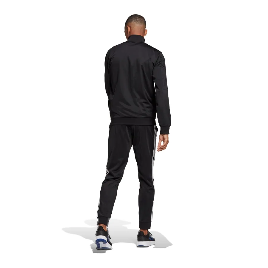 Imagen 1 de 5 de Conjunto adidas Essentials 3 Stripes-NEGRO/BLANCO