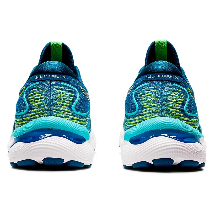 Imagen 3 de 7 de Zapatillas Asics Gel Nimbus 24 Standard M-AZUL/TURQUESA/LIMA