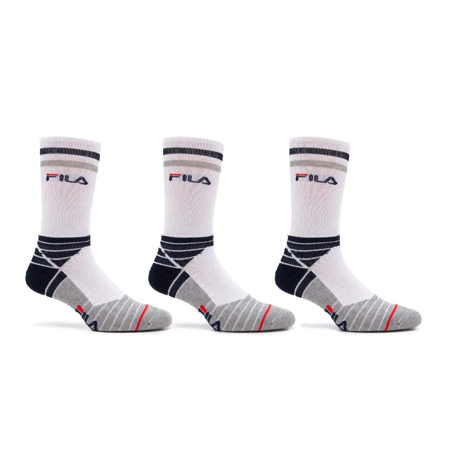 Imagen 0 de 4 de Medias Fila Juego Pack X 3-BLANCO/GRIS/ROJO