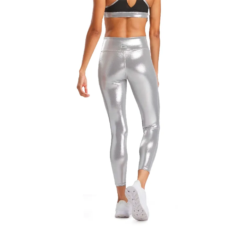 Imagen 1 de 4 de Calza Reebok Lux Chrome Hr-PLATA