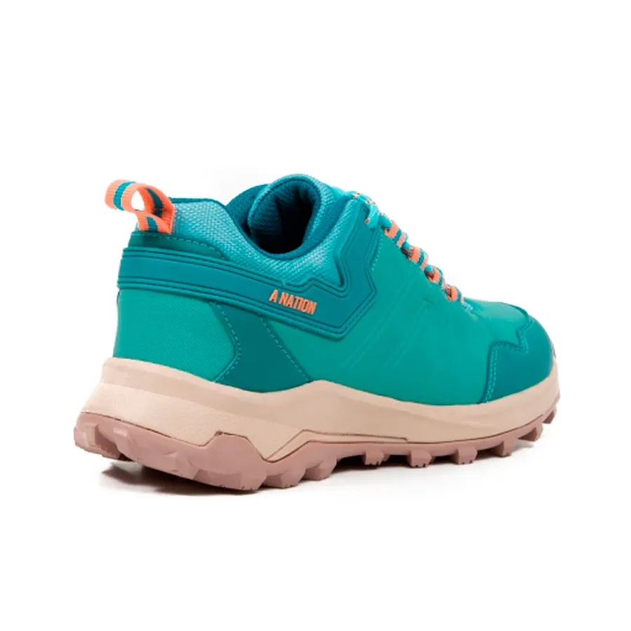 Imagen 3 de 5 de Zapatillas A Nation Terra Hiker-AQUA/SALMON/BEIGE