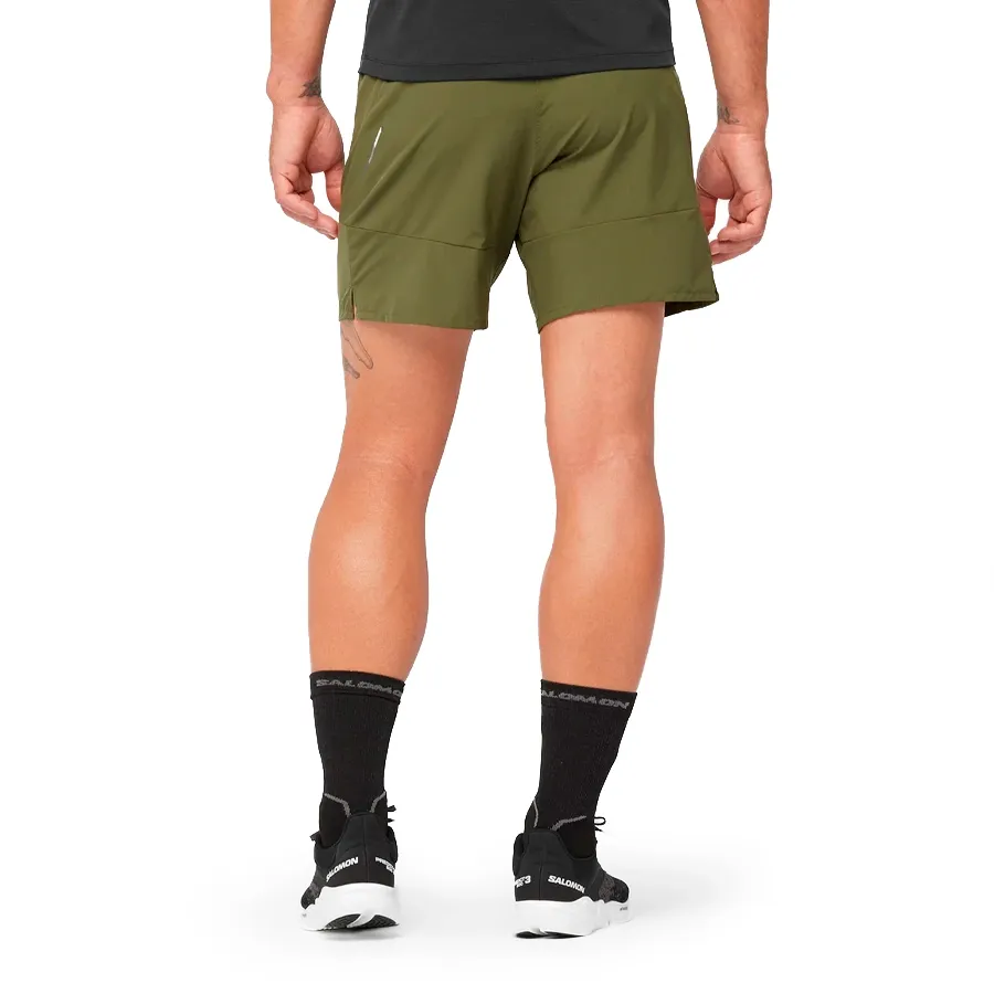 Imagen 1 de 5 de Shorts Salomon Cross 7"-OLIVA