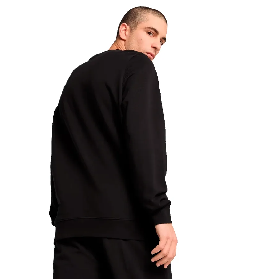Imagen 1 de 3 de Buzo Puma Essentials Elevated crew-NEGRO