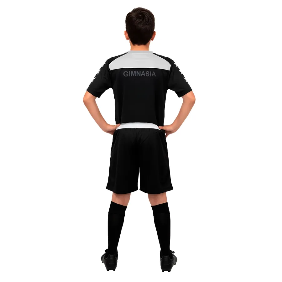 Imagen 1 de 2 de Shorts Mitre Bermuda Star Gye Jr 25-NEGRO/BLANCO