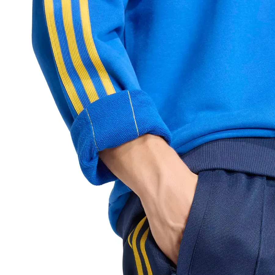 Imagen 4 de 5 de Buzo adidas originals Boca Juniors-AZUL/AMARILLO