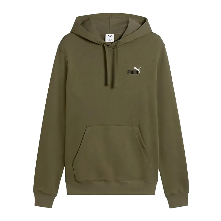 Imagen 2 de 4 de Buzo Puma Essentials 2 Color No.1 Logo-VERDE OLIVA