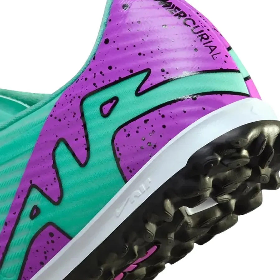 Imagen 5 de 6 de Botines Nike Zoom Vapor 15 Academy Tf-AQUA/VIOLETA/NEGRO