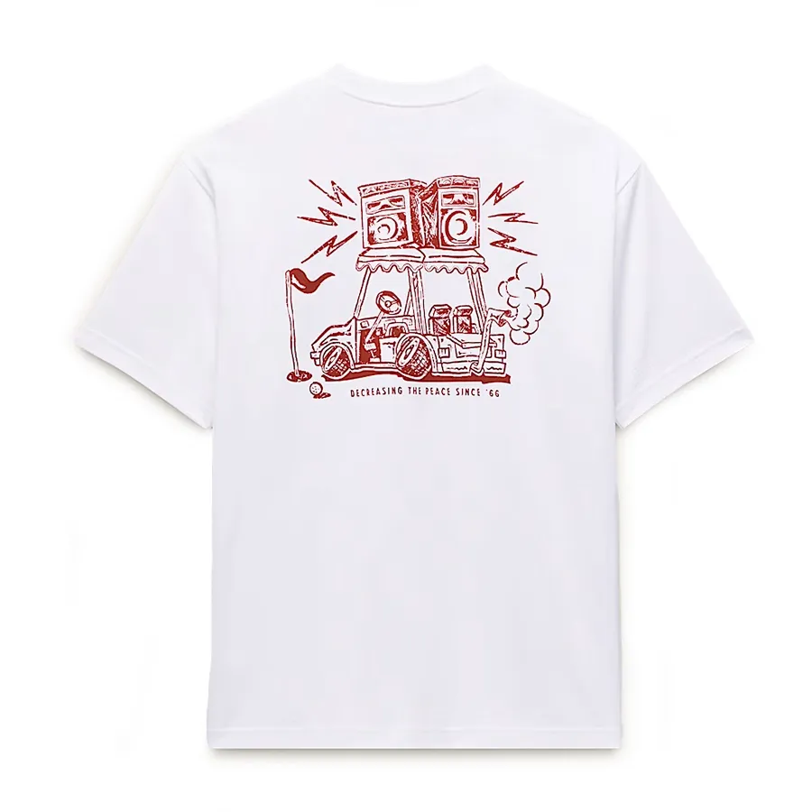Imagen 1 de 4 de Remera Vans Boom Cart Ss-BLANCO/BORDO