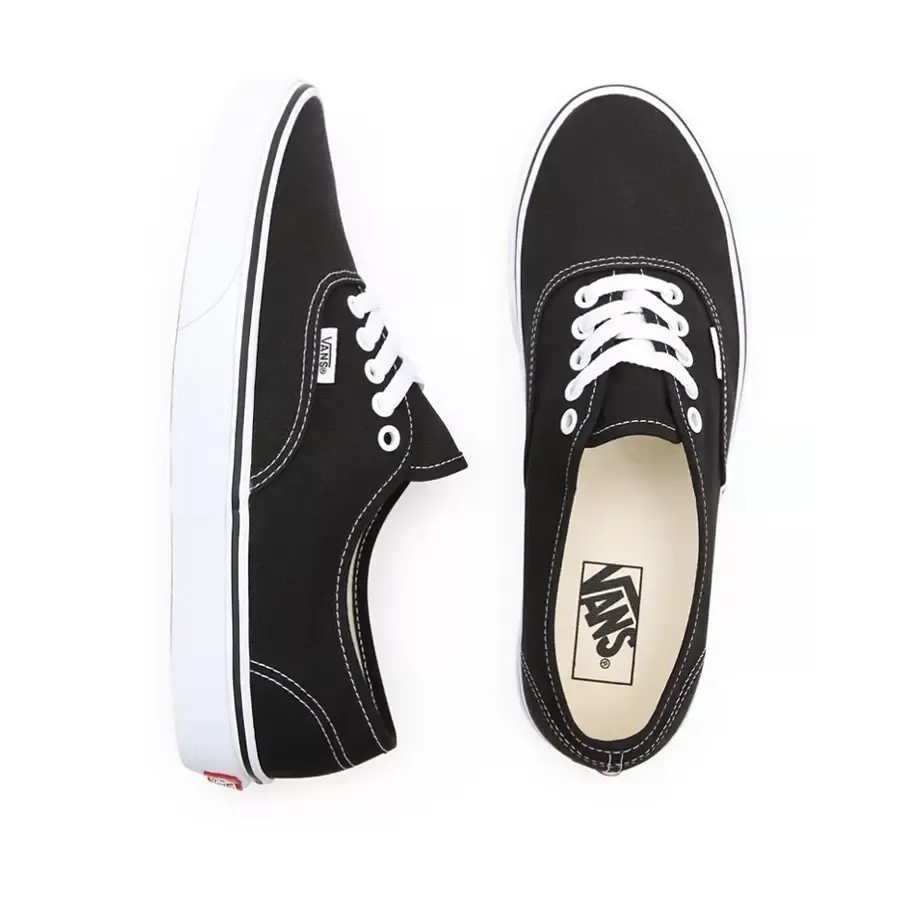 Imagen 3 de 5 de Zapatillas Vans U Authentinc Canvas-NEGRO/BLANCO