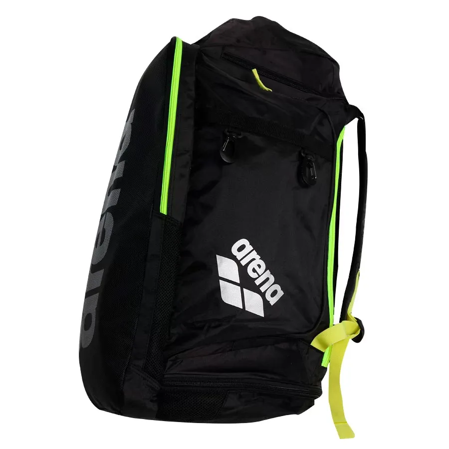 Imagen 2 de 3 de Mochila Arena 80 Lts Fast Tri-NEGRO/AMARILLO