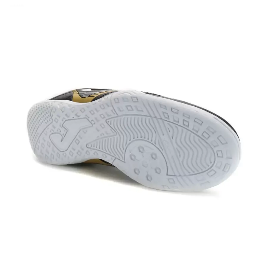 Imagen 3 de 5 de Botines Joma Maxima Futsal V2-NEGRO/DORADO/BLANCO