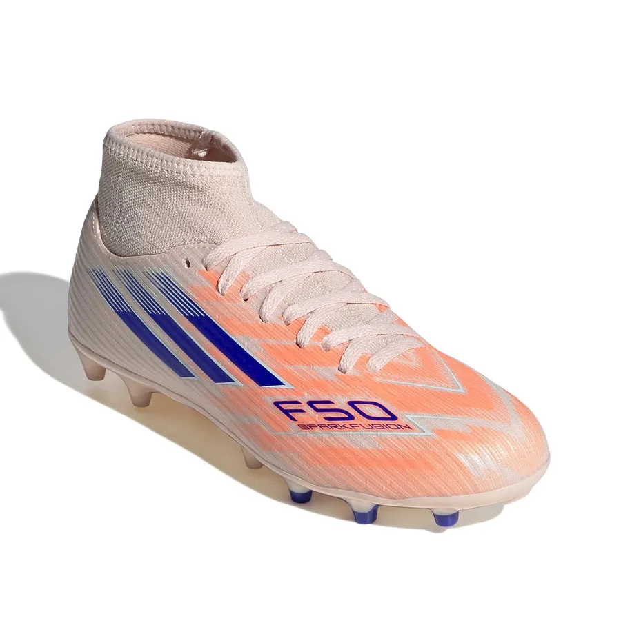 Imagen 1 de 7 de Botines adidas F50 Sparkfusion Club-NUDE/NARANJA/AZUL