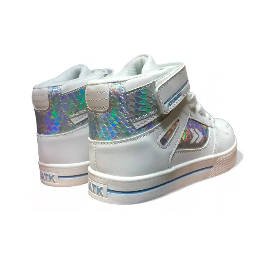 Imagen 2 de 4 de Zapatillas Atomik Casual Flip Kids 24-BLANCO