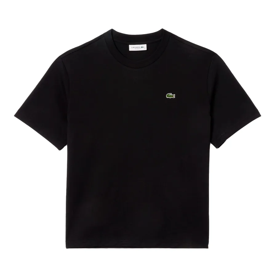 Imagen 3 de 5 de Remera Lacoste Lisa-NEGRO