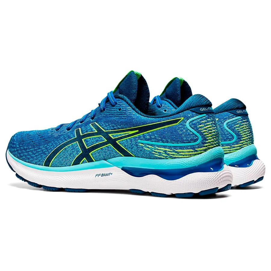 Imagen 6 de 7 de Zapatillas Asics Gel Nimbus 24 Standard M-AZUL/TURQUESA/LIMA