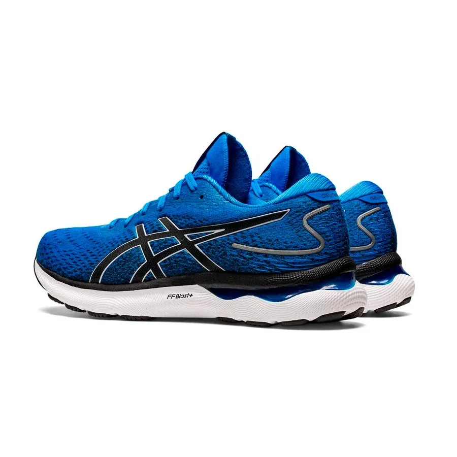 Imagen 4 de 5 de Zapatillas Asics Gel Nimbus 24 Standard-AZUL FRANCIA/NEGRO