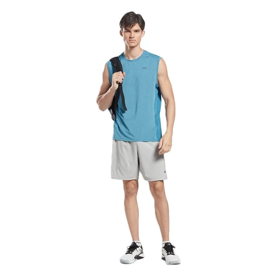 Imagen 3 de 5 de Reebok Shorts  Ts Speed 3.0-GRIS