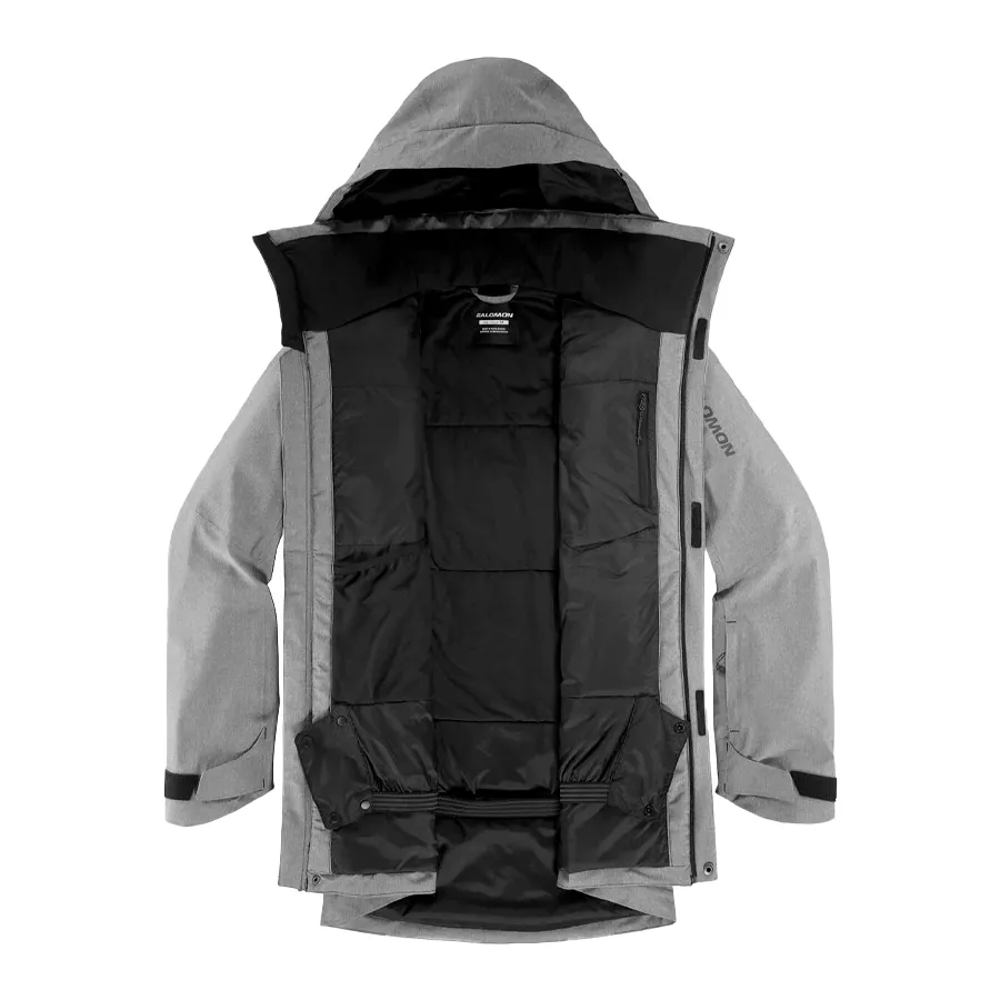 Imagen 4 de 8 de Campera Salomon Stance Cargo-GRIS