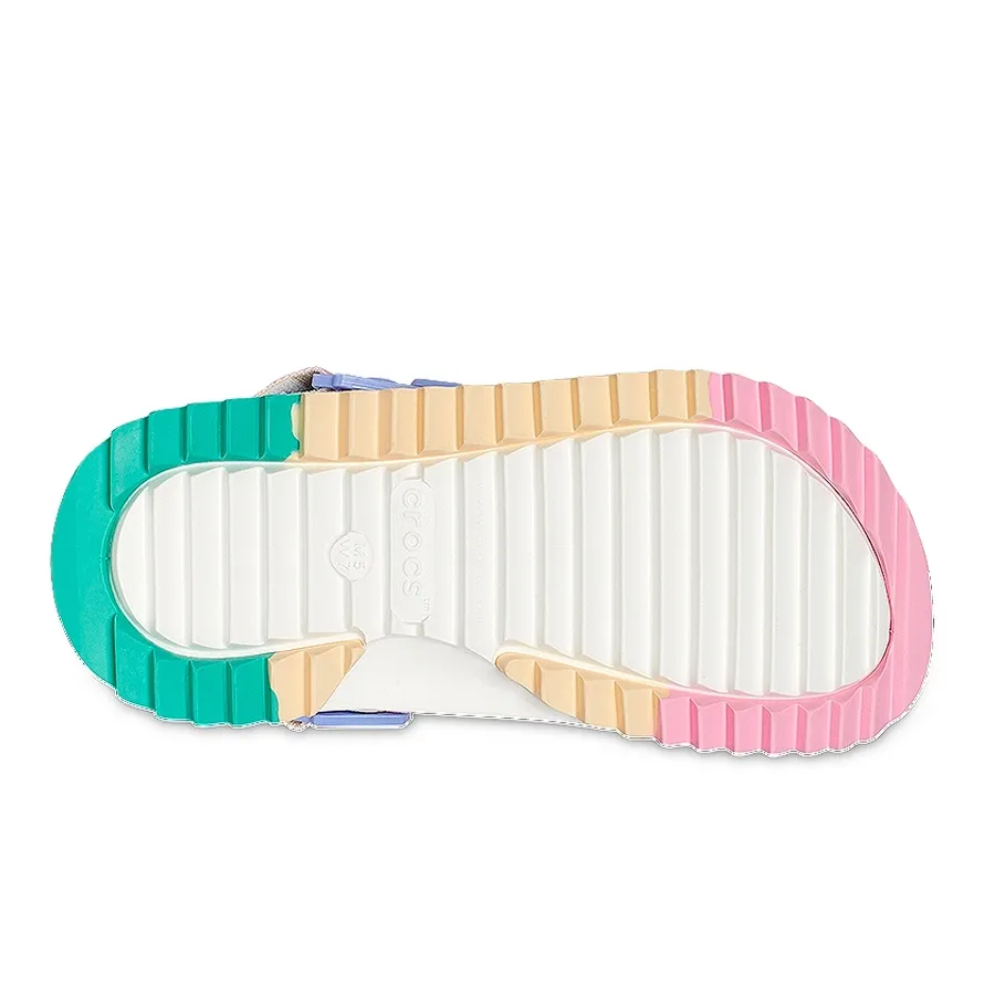 Imagen 6 de 7 de Sandalias Crocs Classic Hiker Clog-BLANCO/VERDE/LILA