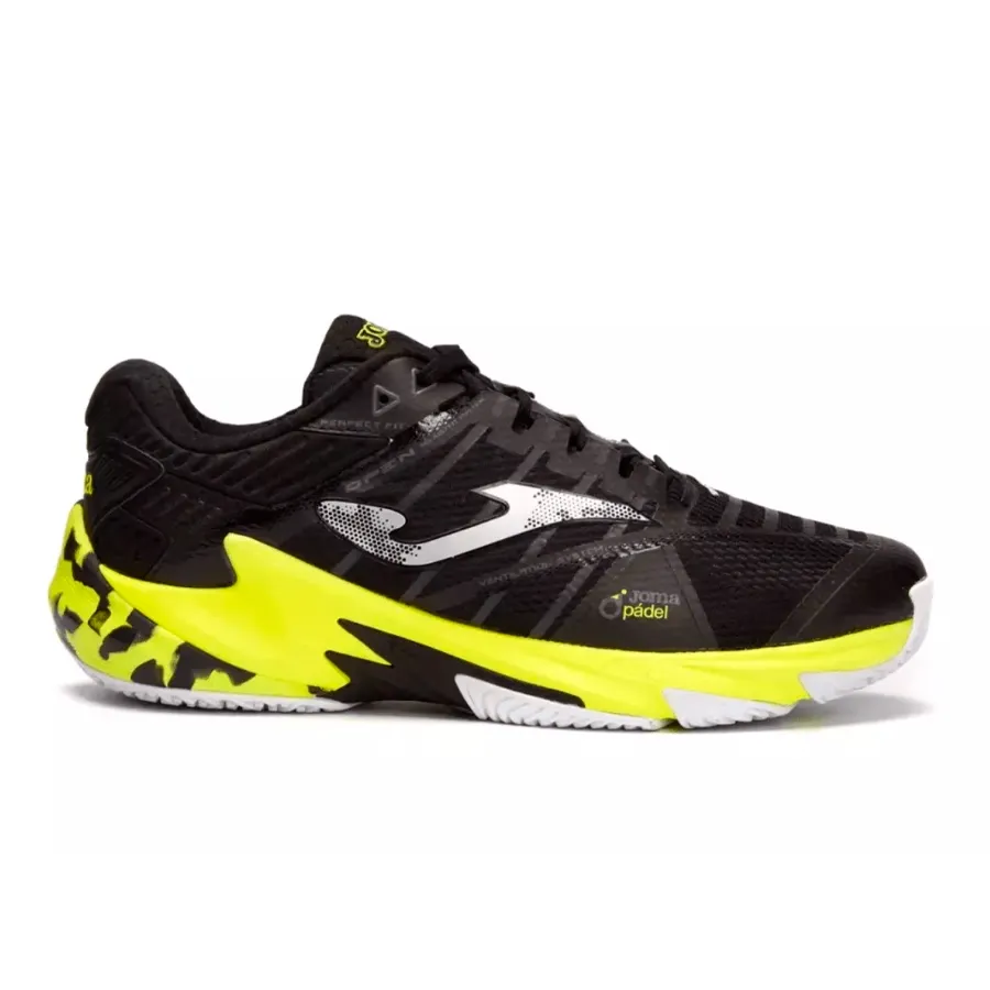 Imagen 0 de 4 de Zapatillas Joma Open 2401-NEGRO/AMARILLO FLUOR/PLATA