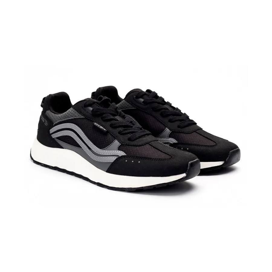 Imagen 1 de 4 de Zapatillas Atomik Casual Cordon Jogger 23-NEGRO/GRIS