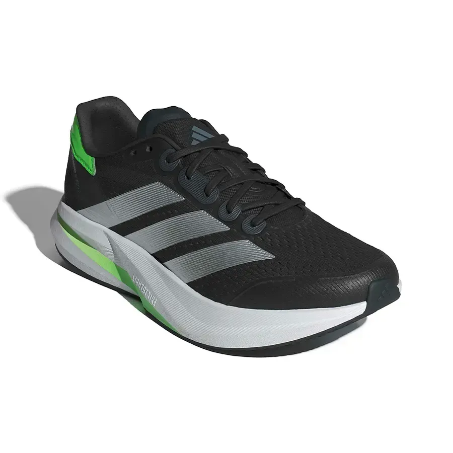 Imagen 2 de 7 de Zapatillas adidas Duramo Speed 2-NEGRO/PLATA/LIMA