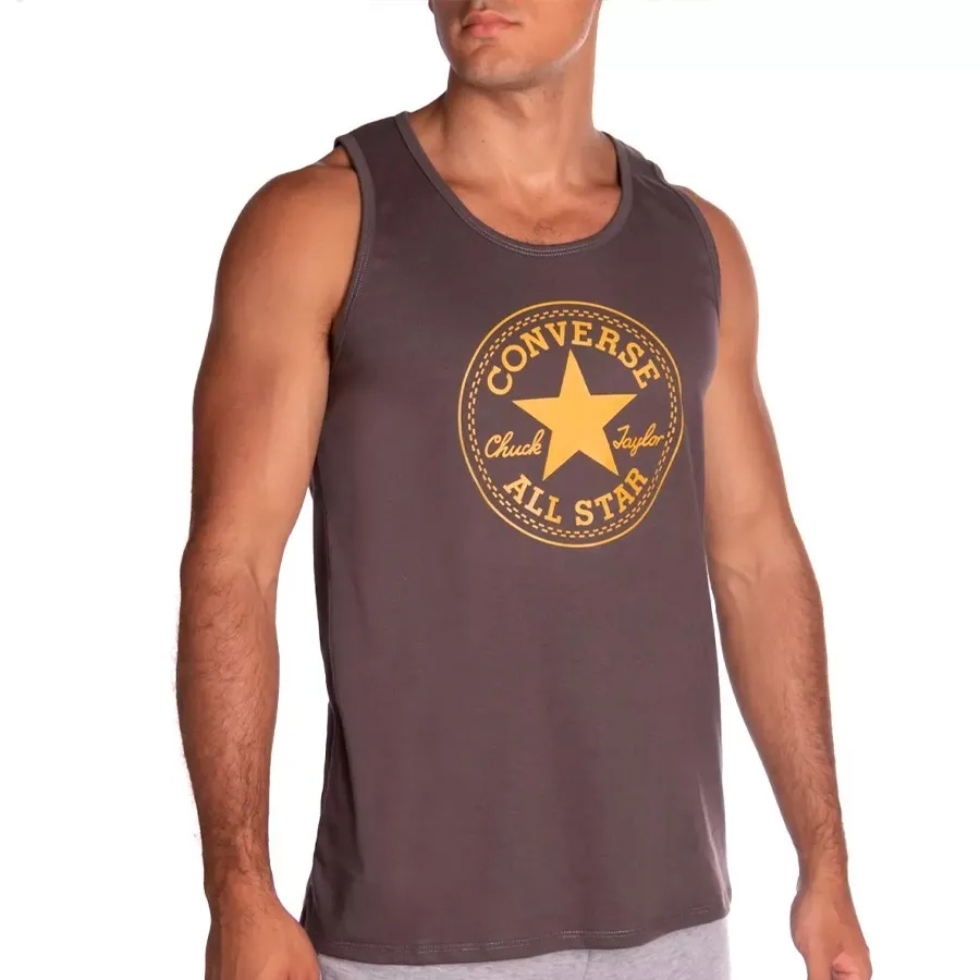 Imagen 1 de 4 de Musculosa Converse Patch-GRIS/AMARILLO